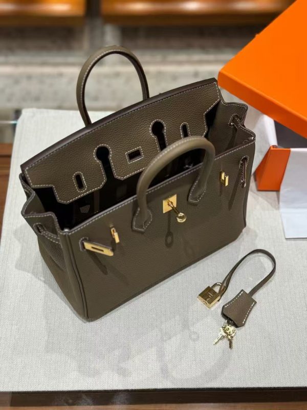 2025-004-GY (2) Luxury Handmade grey gold buckle