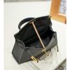 Black Gold Handcrafted palmprint leather bag