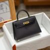 Black Gold Handcrafted palmprint leather bag