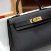 Black Gold Handcrafted palmprint leather bag
