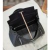 Luxury Handmade handbg-28CM-Silver Black